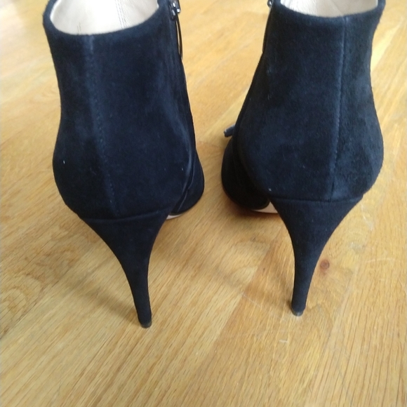 *SOLD* Sergio Rossi SR1 Black Suede Ankle Boots 110mm - Picture 5 of 9
